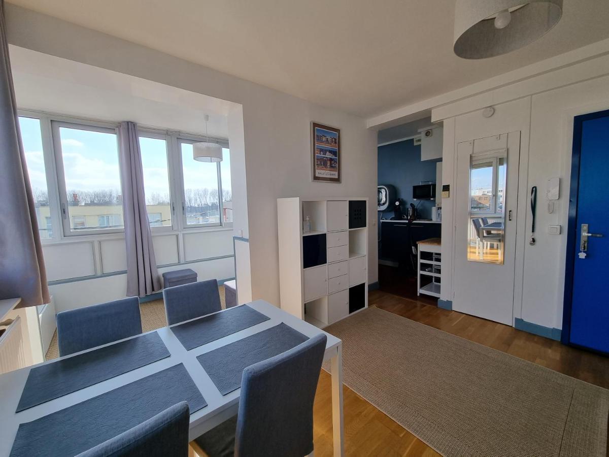 Studio Malouin - Sur La Digue De Malo Les Bains Avec Vue Sur Mer Exterior foto