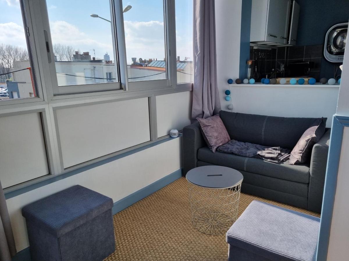 Studio Malouin - Sur La Digue De Malo Les Bains Avec Vue Sur Mer Exterior foto